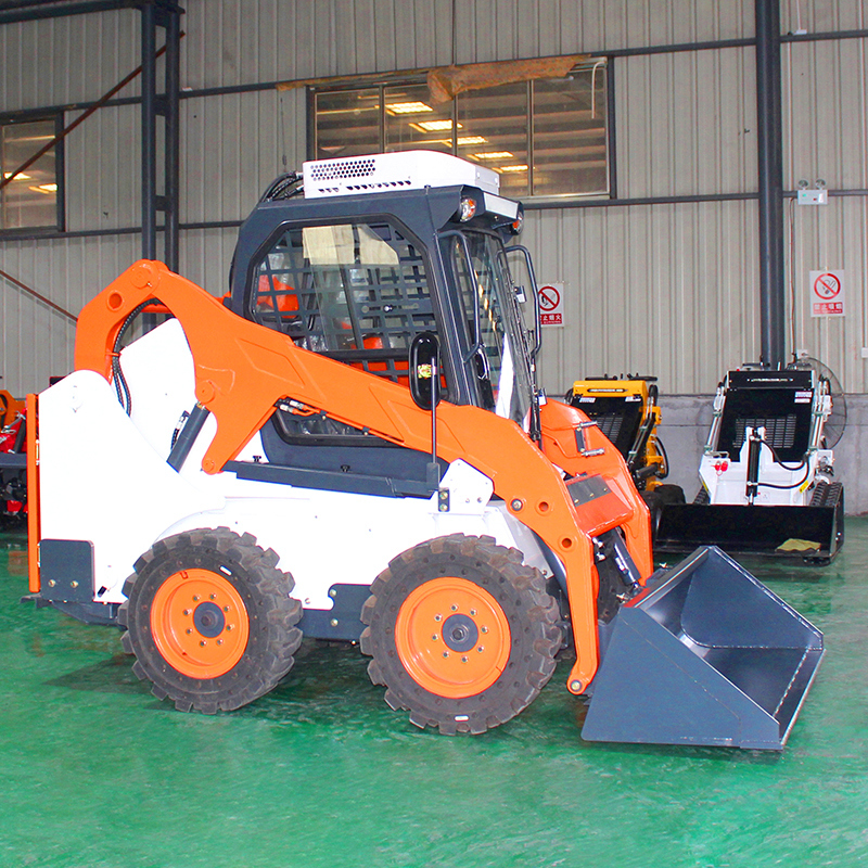 Mini Skid Steer Loader Mini Crawler Skid Steer Loader for Construction ...