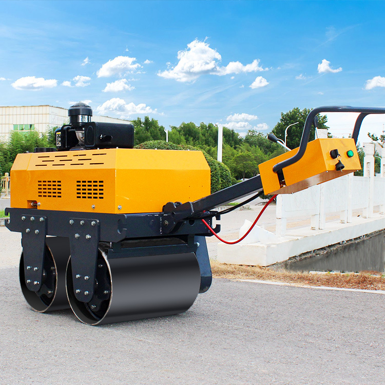 0.5 Ton Mini Hand Vibratory Roller Compactor Vibratory Asphalt Roller ...